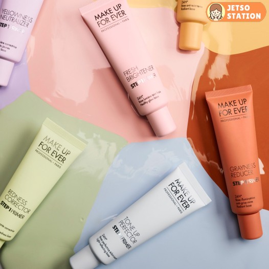 免費換領 MAKE UP FOR EVER Step 1 全效持久妝前底霜3色體驗裝 ＋ ROUGE ARTIST鏡光唇膏體驗裝