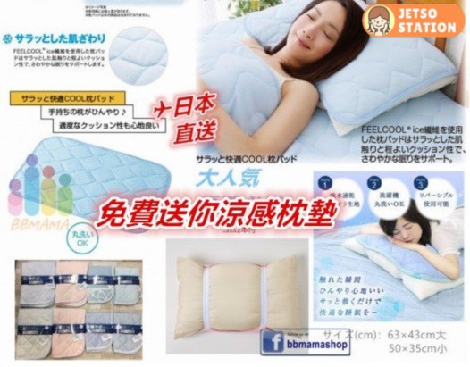 免費換領日本涼感枕墊
