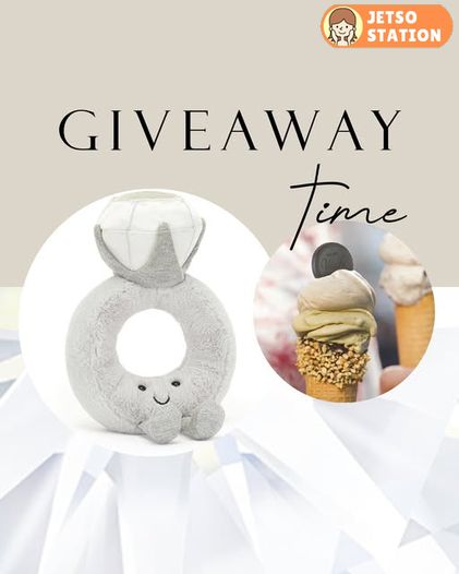 A Diamond is Forever 有獎遊戲 送Jellycat 鑽石戒指玩偶、Venchi 雪糕禮券