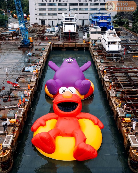 多啦A夢LABUBU等4個巨型充氣雕塑 維港海上大巡遊即將登場