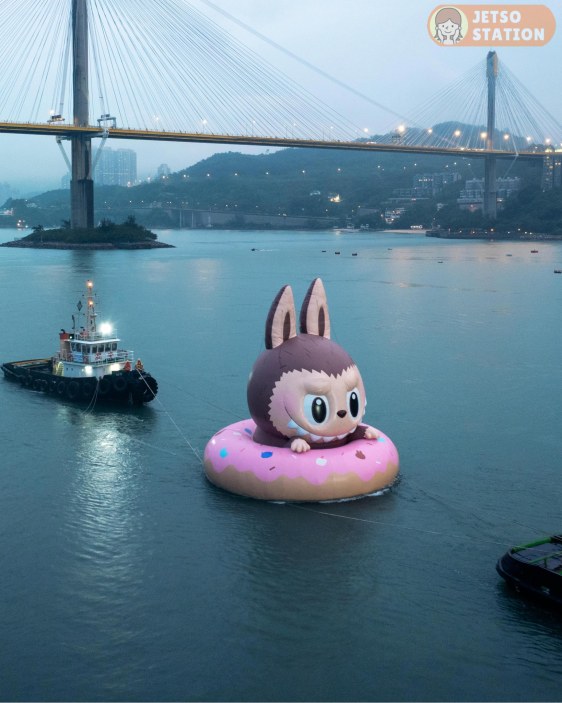多啦A夢LABUBU等4個巨型充氣雕塑 維港海上大巡遊即將登場