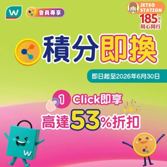 屈臣氏：今期易賞錢積分獎賞優惠 (5/6)