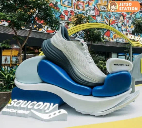 Saucony RUN AS ONE Hub 期間體驗區 送Saucony跑步毛巾、手機繩等禮品